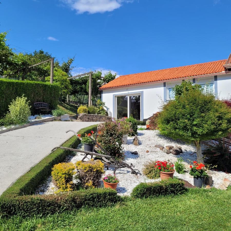 Casa Tarrio Con Piscina - Santiago De Compostela Villa Boqueixon Buitenkant foto