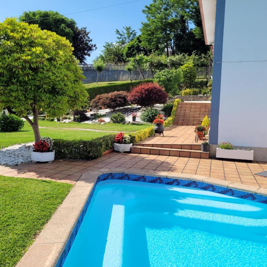 Casa Tarrio Con Piscina - Santiago De Compostela Villa Boqueixon Buitenkant foto
