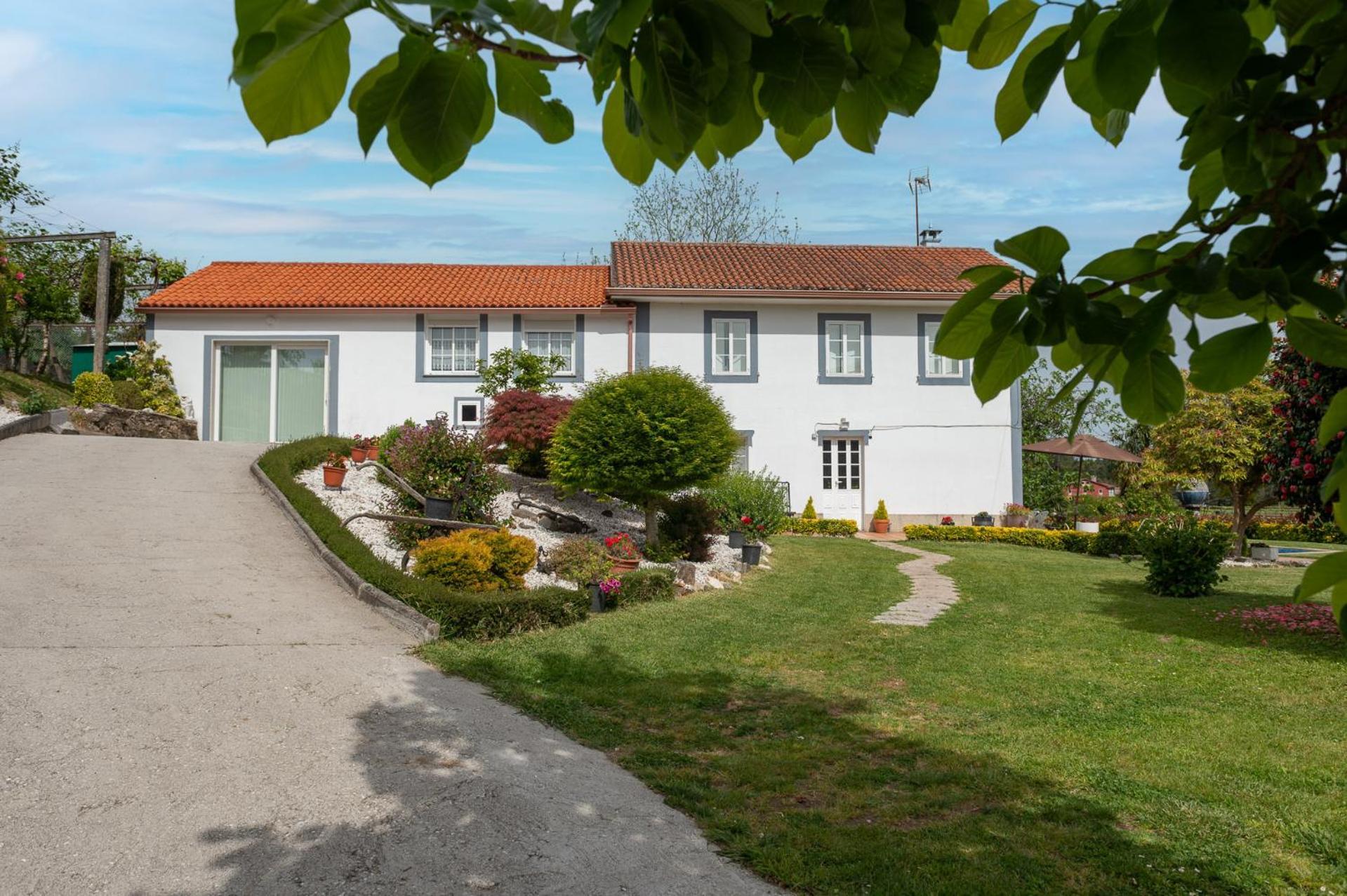 Casa Tarrio Con Piscina - Santiago De Compostela Villa Boqueixon Buitenkant foto