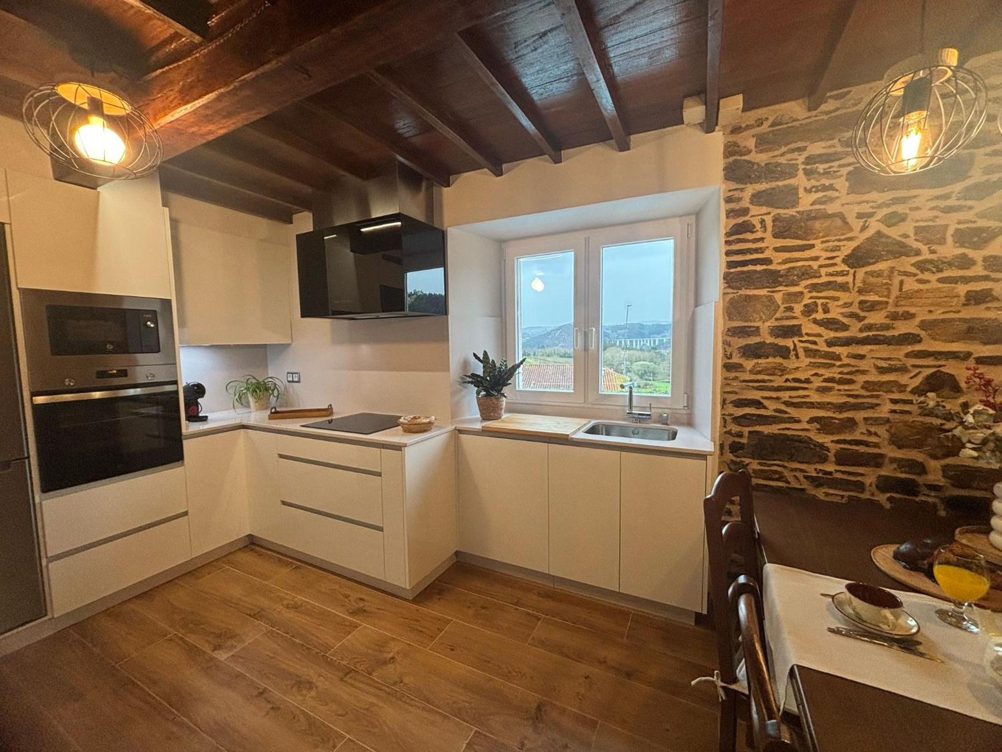Casa Tarrio Con Piscina - Santiago De Compostela Villa Boqueixon Buitenkant foto
